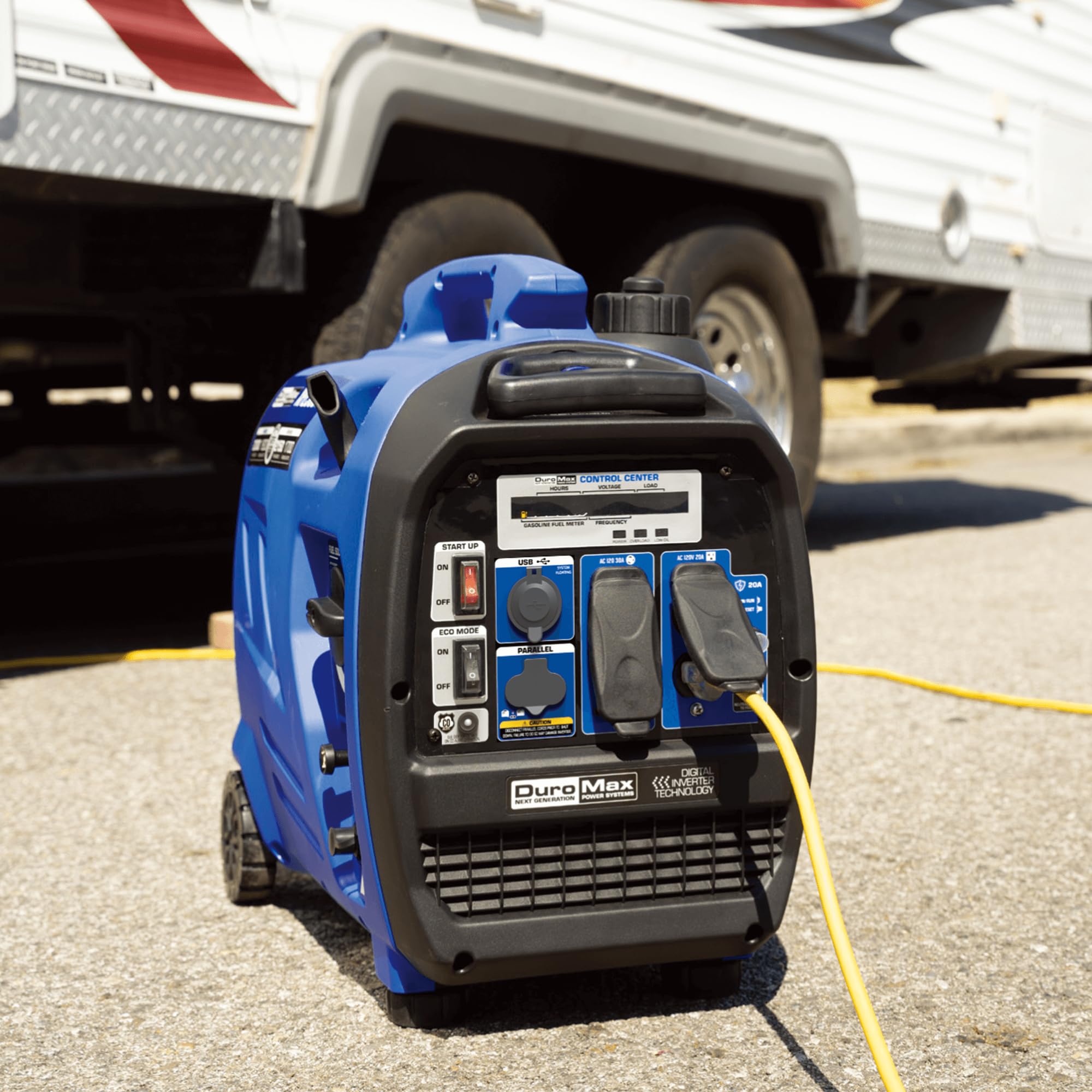 DuroMax XP16000iHT 16,000-Watt Tri Fuel Portable Digital Inverter Generator - Gas, Propane & Natural Gas, Remote Electric Start, Whole Home Power Backup, Transfer Switch Ready, RV & Emergency Ready