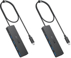 Anker USB Hub 4 Ports, Multiple USB 3.0 Hub, USB Splitter for Laptop, Extender for A Port Laptop, PC, Desktop and More [Charging Not Supported](2ft USB-A)