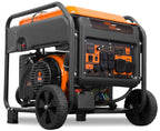 WEN GN400i RV-Ready 4000-Watt Open Frame Inverter Generator, CARB Compliant, Black/orange