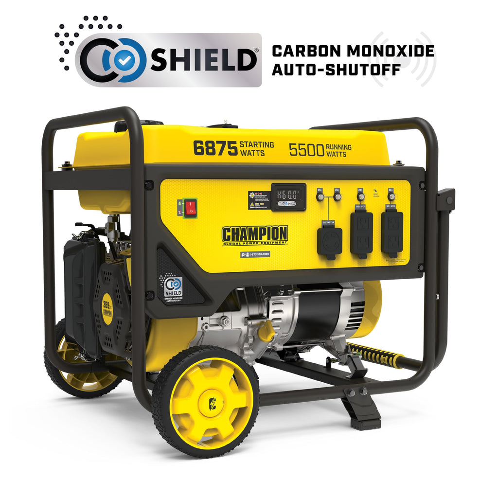Champion Power Equipment 6875-Watt Portable Generator with Free 3-Year Warranty