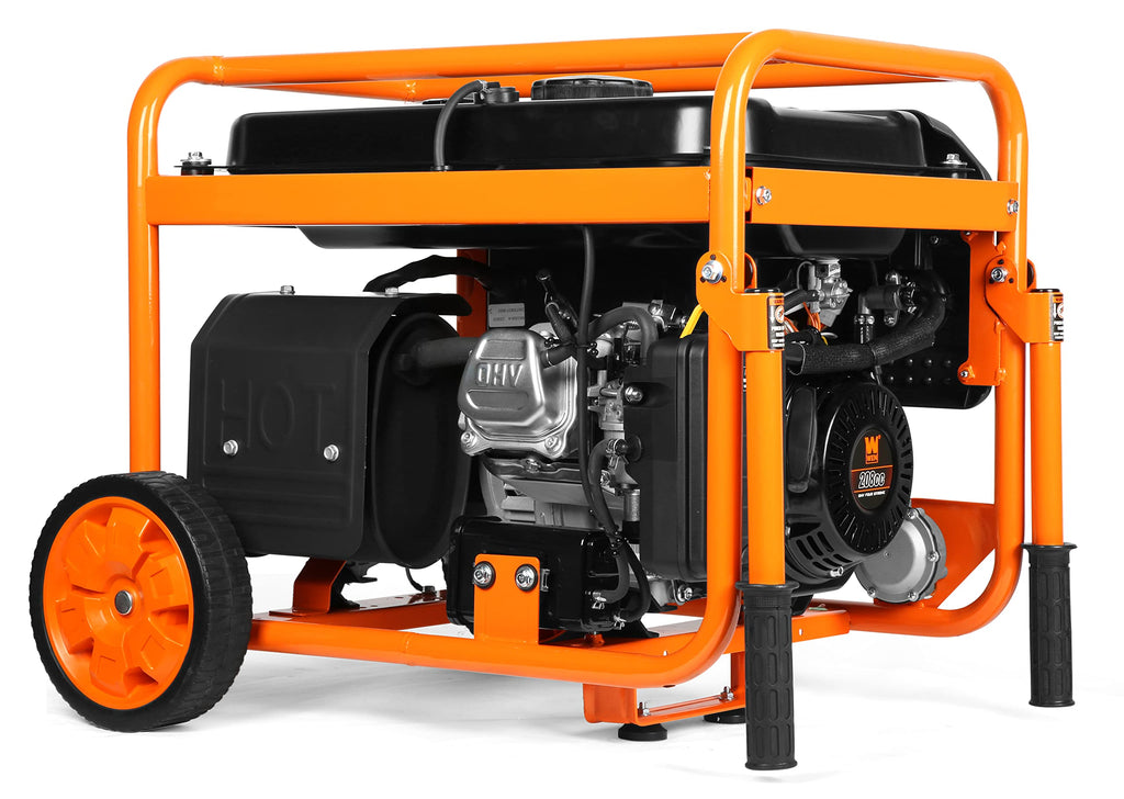 WEN DF472X 4750-Watt 120-Volt/240-Volt Dual Fuel Portable Generator with CO Shutdown Sensor