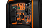 WEN 56235iX 2350-Watt Portable Inverter Generator with Fuel Shut Off and CO Sensor, Black