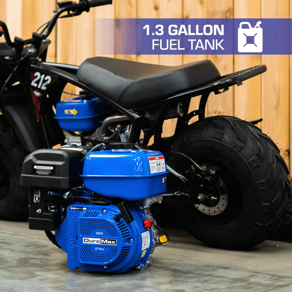 DuroMax XP23HPE 713cc 1-Inch Horizontal Shaft V-Twin Electric Start Gas Powered Multi-Use Engine