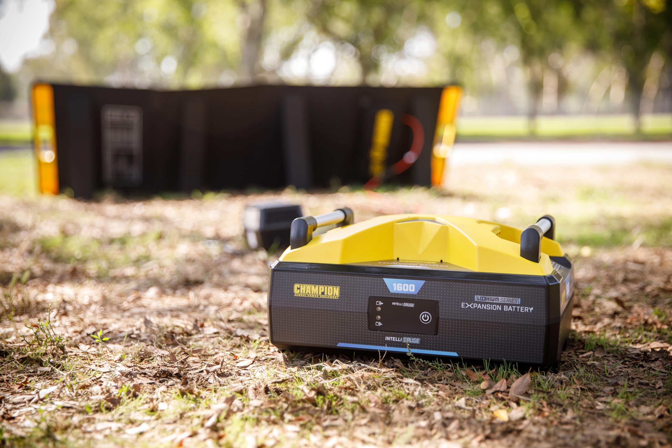 Champion Power Equipment 1638-Wh Lithium Ion Expansion Battery and 200-Watt Solar Panel