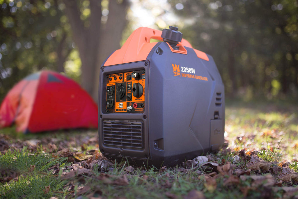 WEN 56235iX 2350-Watt Portable Inverter Generator with Fuel Shut Off and CO Sensor, Black