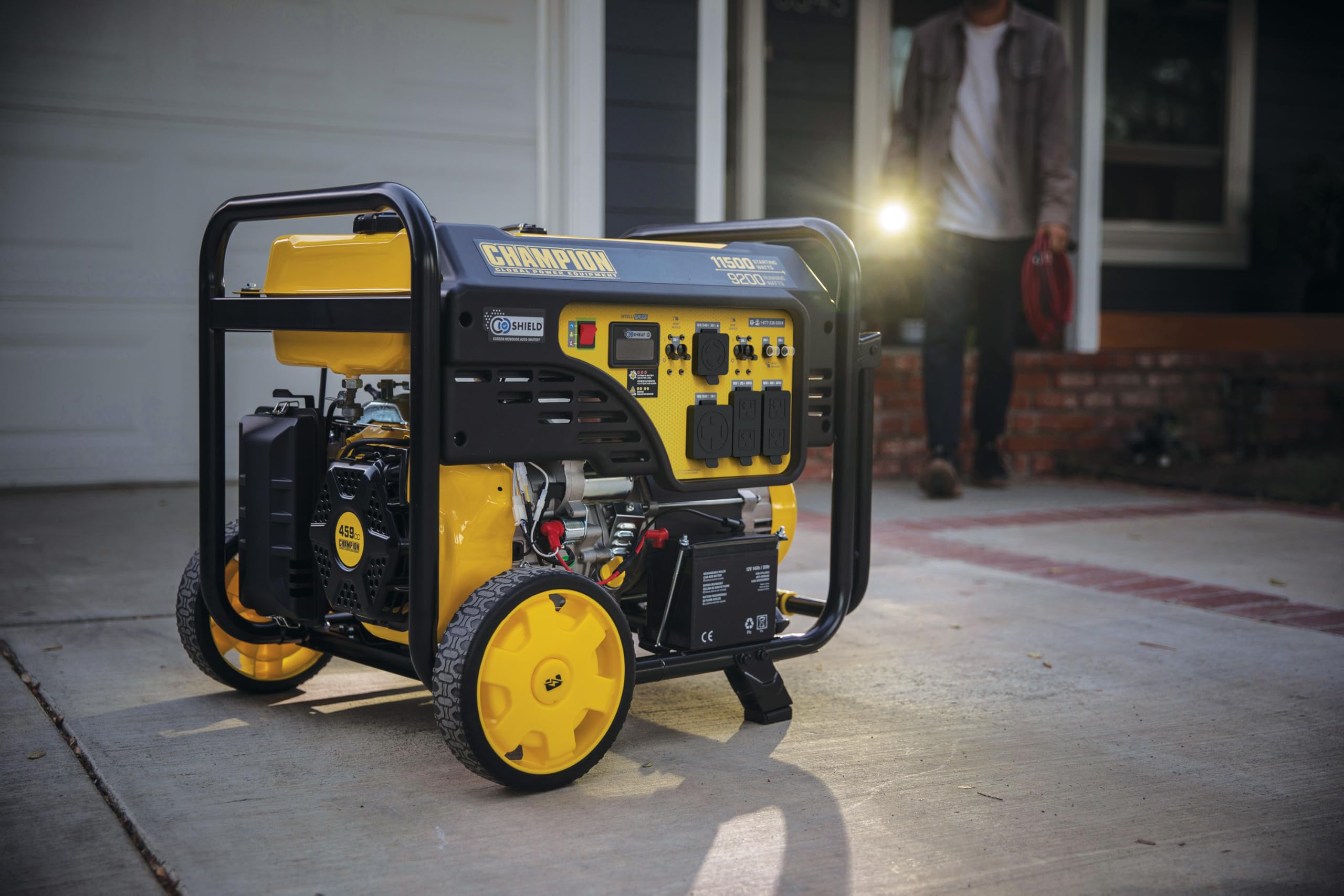 Champion Power Equipment 11,500-Watt Electric Start Home Backup Portable Generator with Free 3-Year Warranty