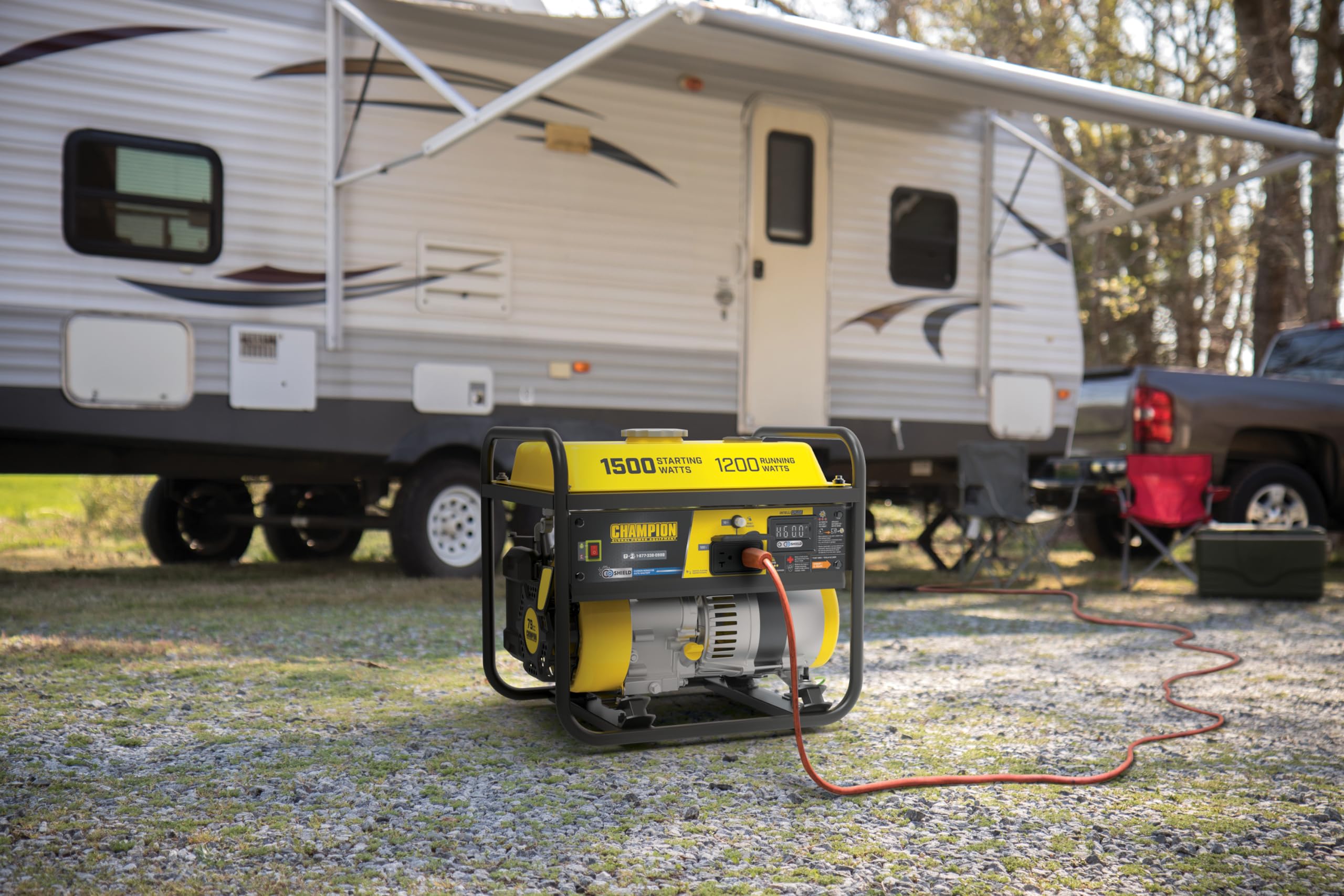 Champion Power Equipment 1500-Watt Portable Generator with Free 3-Year Warranty