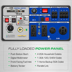 DuroMax XP4500iH 4,500-Watt Dual Fuel Portable Digital Inverter Generator - Gas & Propane, Remote Electric Start, RV & Emergency Ready