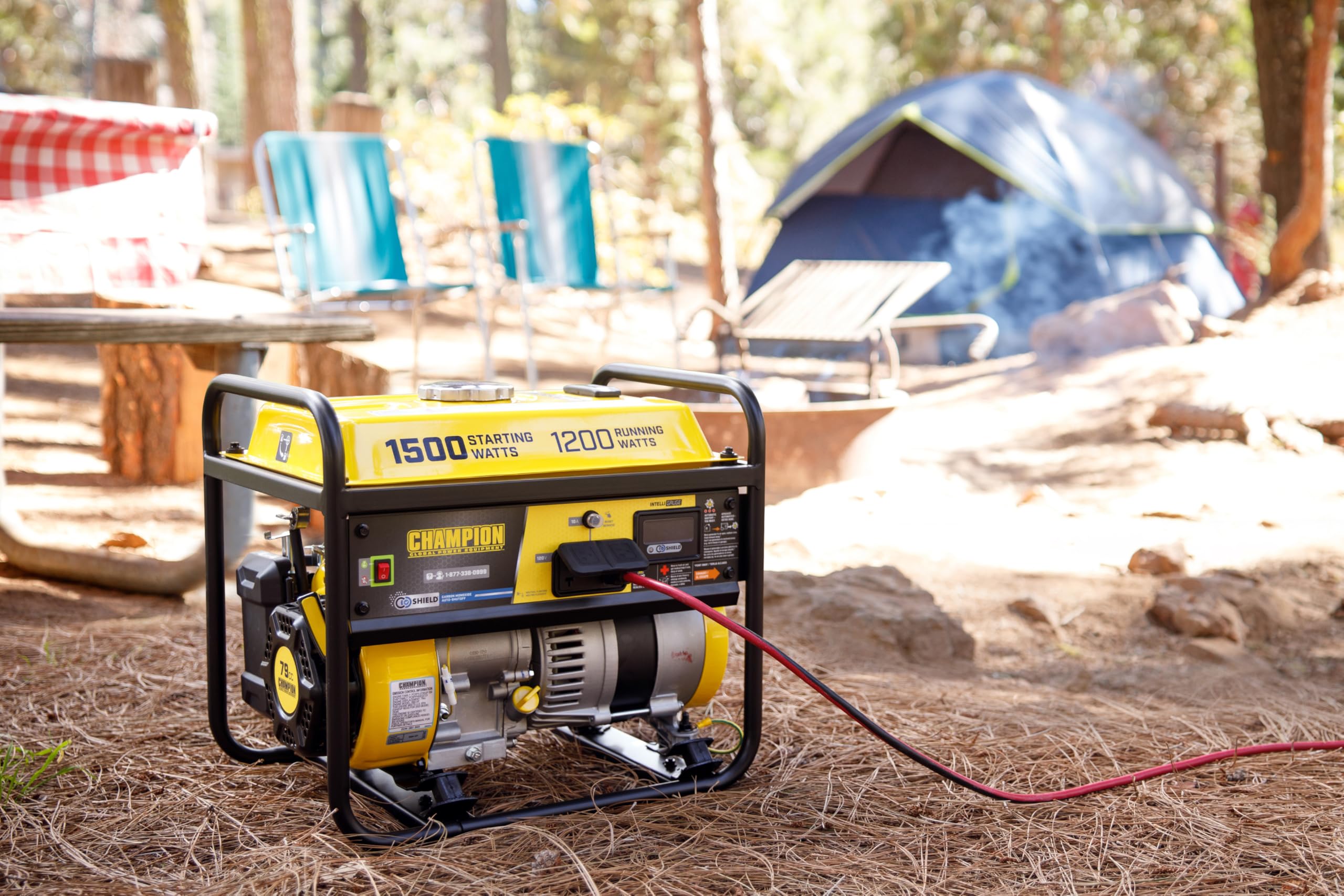 Champion Power Equipment 1500-Watt Portable Generator with Free 3-Year Warranty