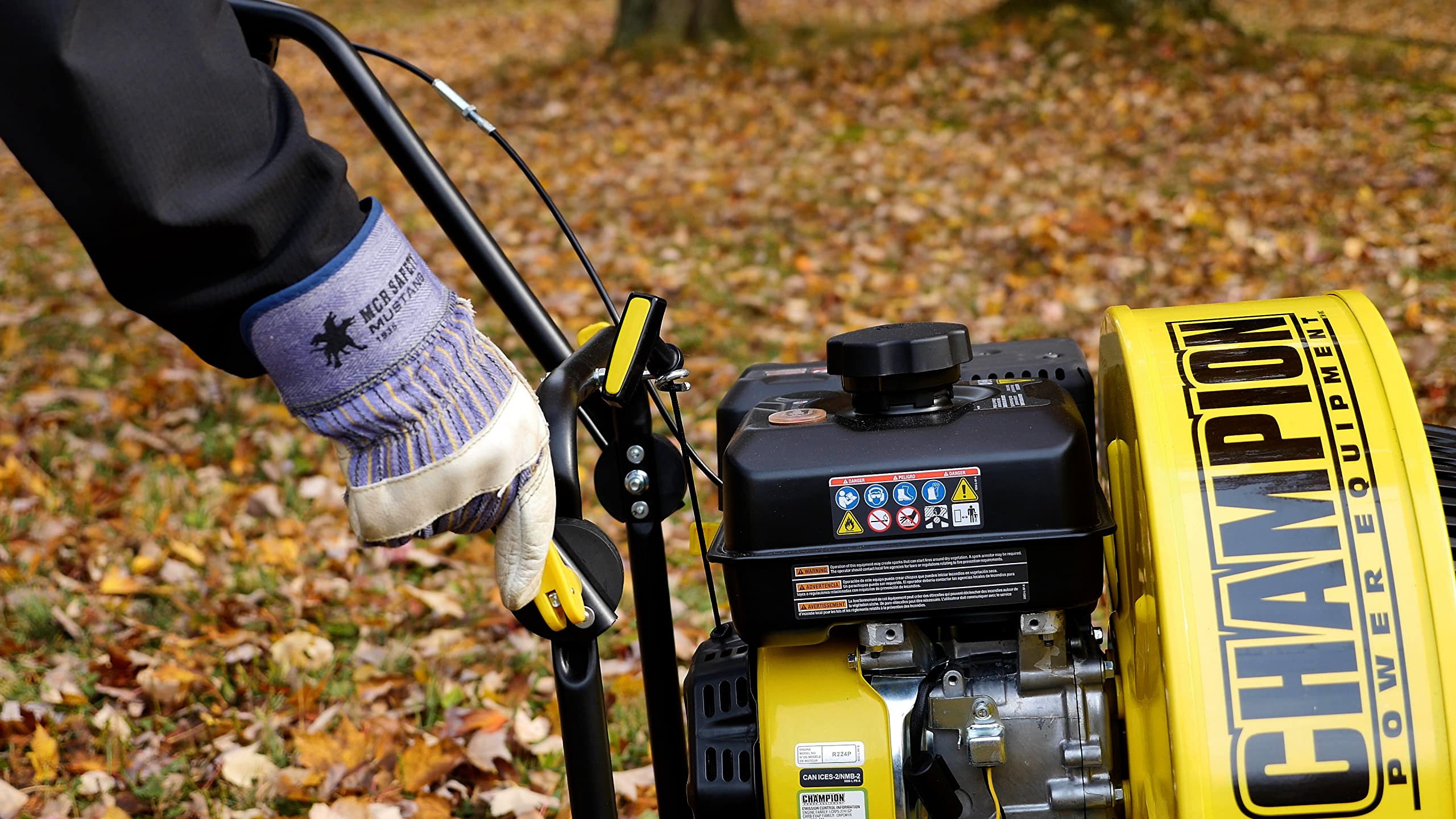 Champion Power Equipment 212cc 1200 CFM Walk-Behind Leaf Blower