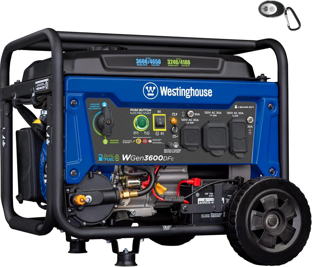 Westinghouse Outdoor Power Equipment Portable Generator Wheel and Handle Kit for WGen2000 WGen3600v, WGen3600, and WGen3600DF
