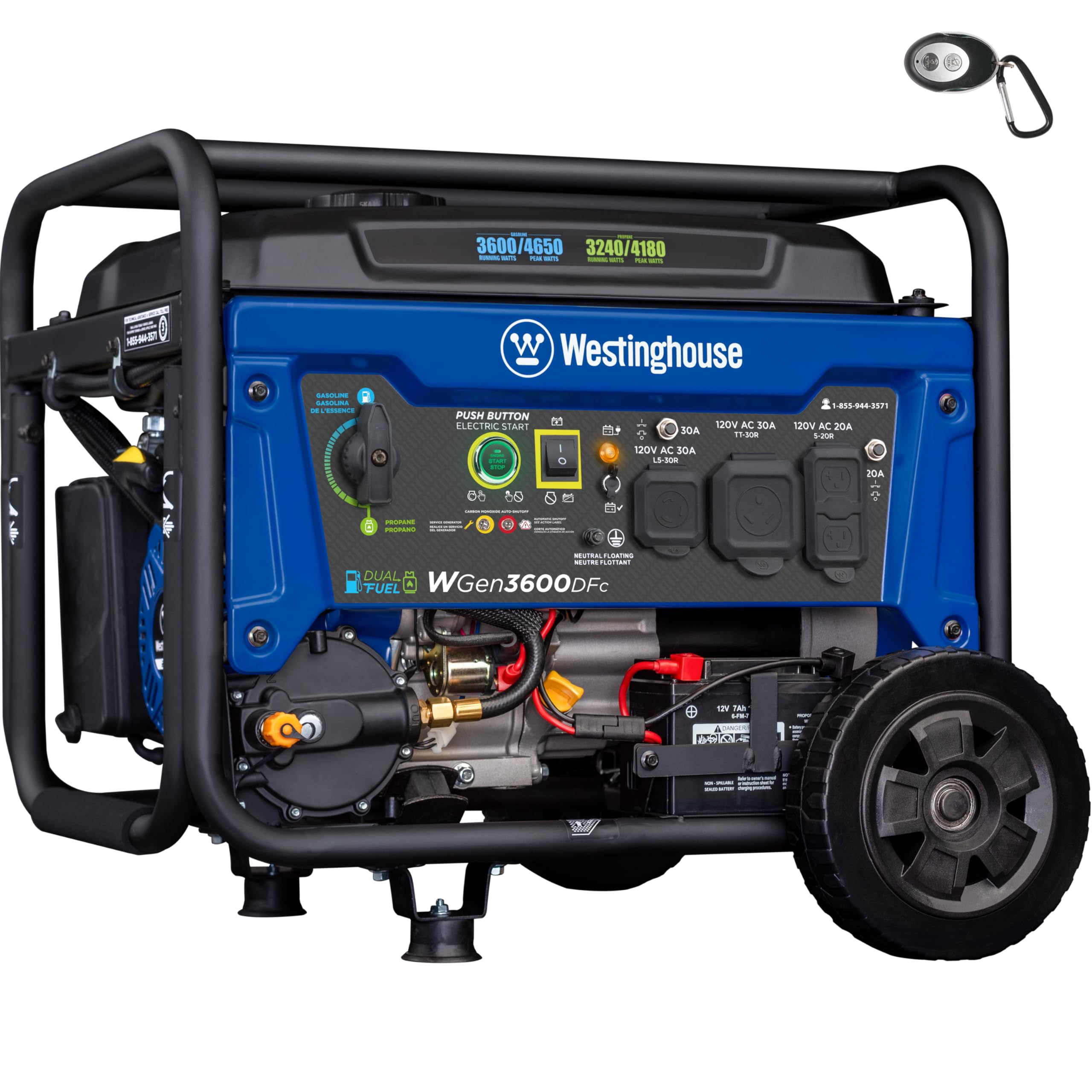 Westinghouse Outdoor Power Equipment Portable Generator Wheel and Handle Kit for WGen2000 WGen3600v, WGen3600, and WGen3600DF