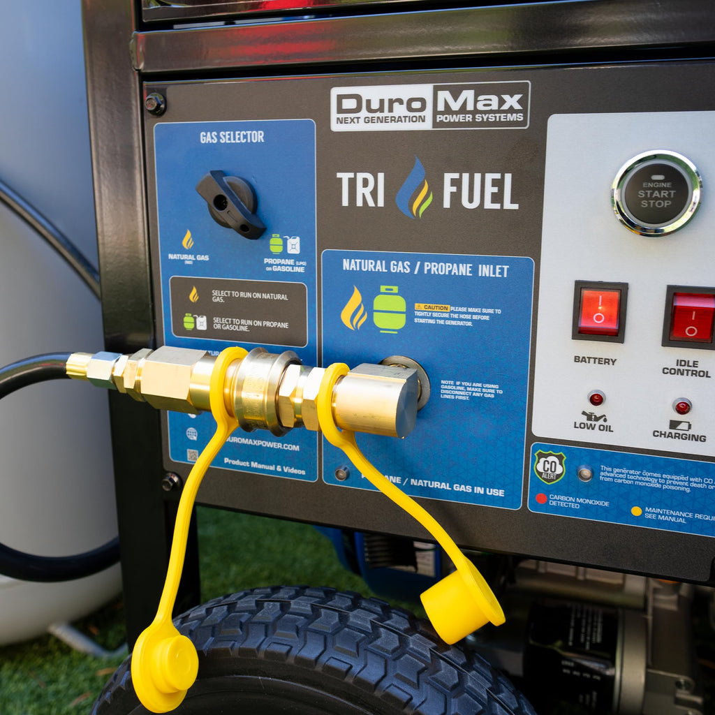DuroMax XP15000HXT+ 15,000 Watt Portable Tri Fuel EFI Portable Generator - 50 State Approved