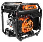 WEN GN400i RV-Ready 4000-Watt Open Frame Inverter Generator, CARB Compliant, Black/orange