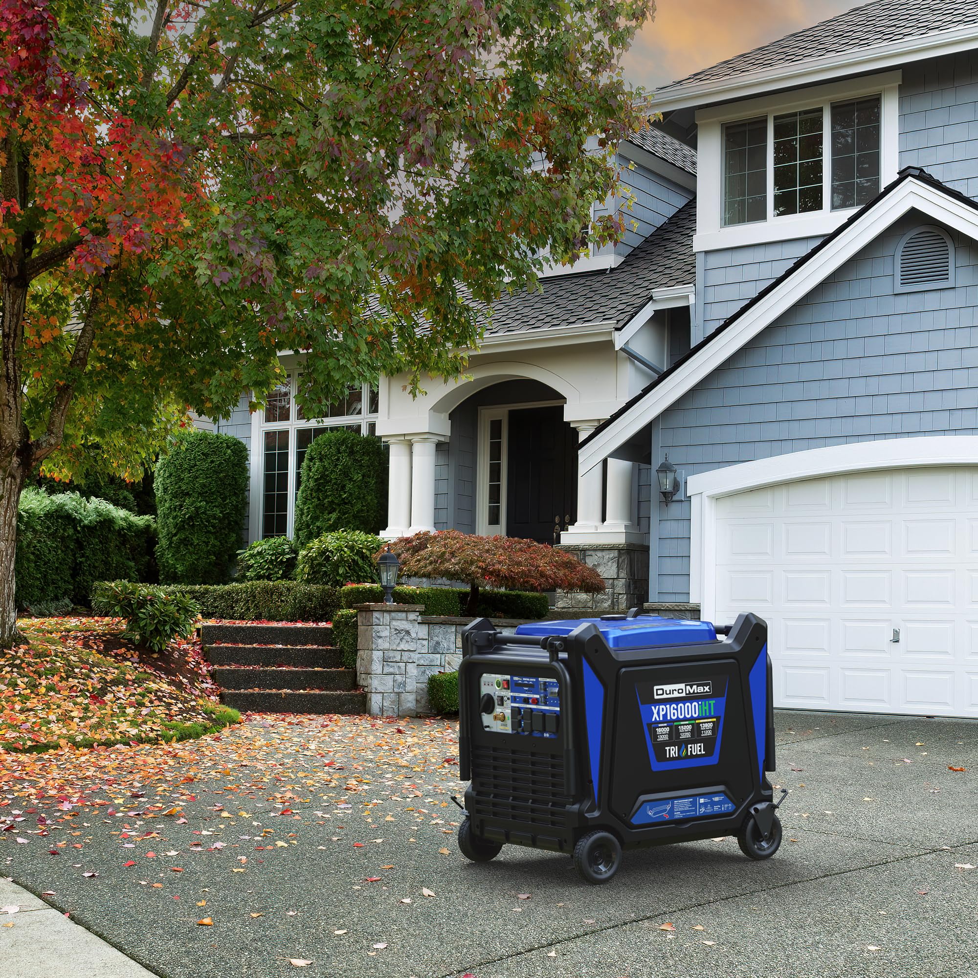DuroMax XP4500iH 4,500-Watt Dual Fuel Portable Digital Inverter Generator - Gas & Propane, Remote Electric Start, RV & Emergency Ready