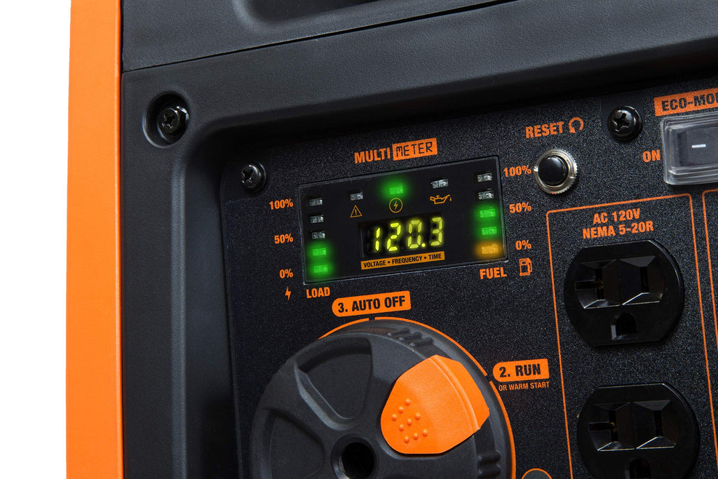 WEN DF450i Super Quiet 4500-Watt Dual RV-Ready Portable Inverter Generator with Fuel Shut-Off