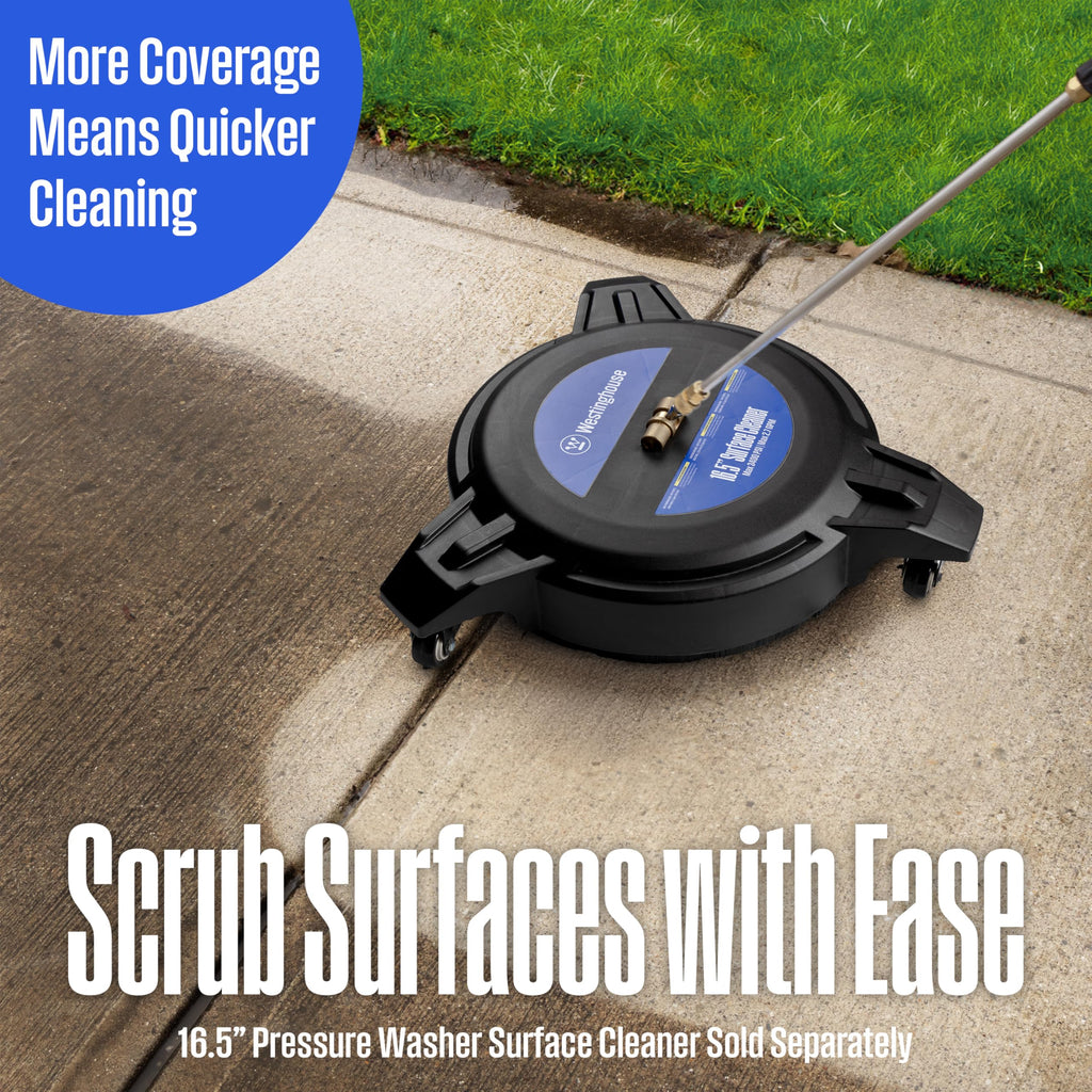 Westinghouse WPX3200 Gas Pressure Washer, 3200 PSI and 2.5 GPM, Onboard Soap Tank, Spray Gun and Wand, 5 Nozzle Set, for Cars/Fences/Driveways/Homes/Patios/Furniture