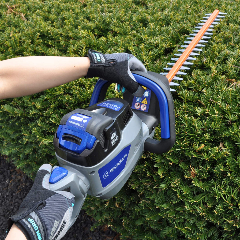 Westinghouse 40V Cordless Hedge, String Trimmer and Blower, 2.0 Ah Battery and Charger Included