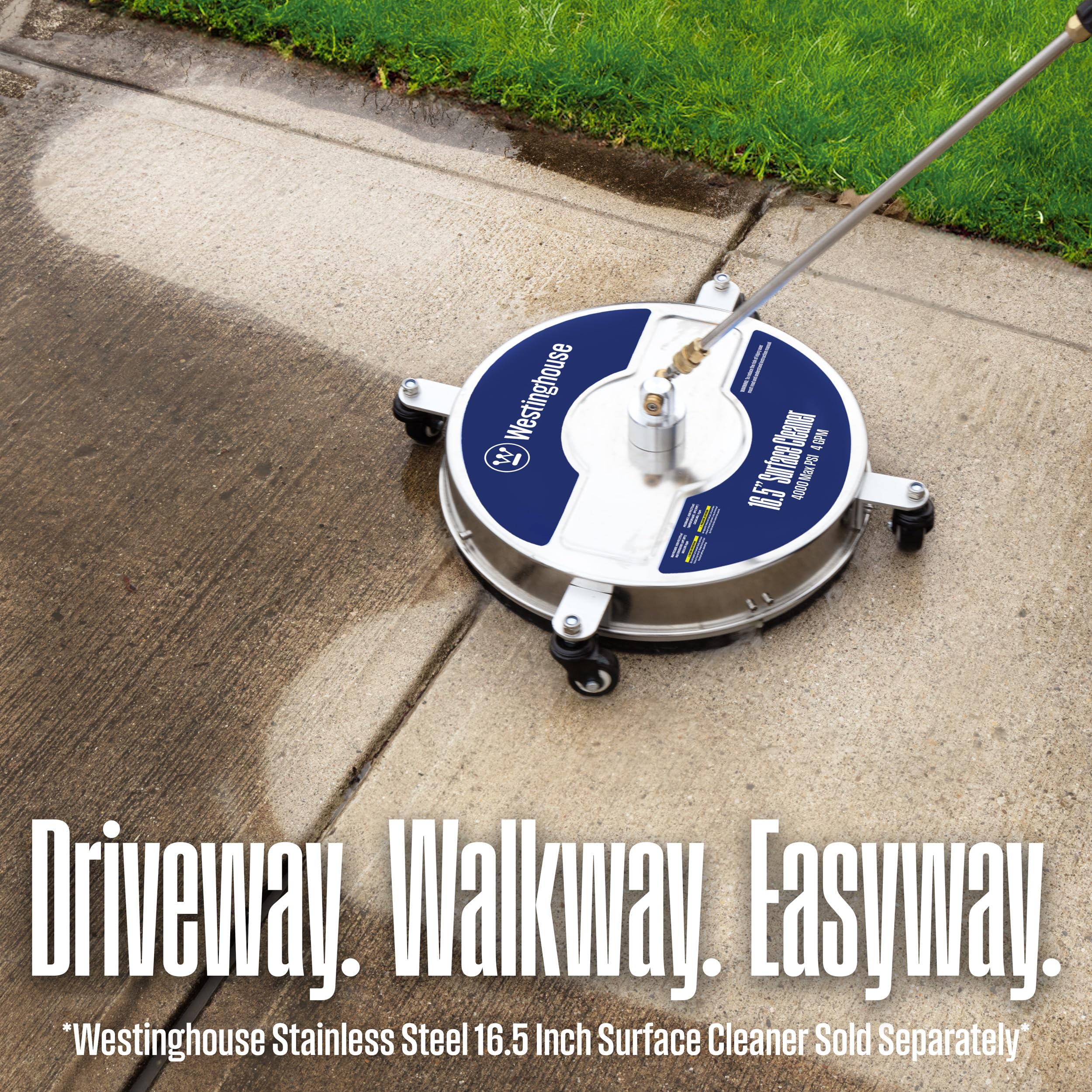 Westinghouse WPX3200 Gas Pressure Washer, 3200 PSI and 2.5 GPM, Onboard Soap Tank, Spray Gun and Wand, 5 Nozzle Set, for Cars/Fences/Driveways/Homes/Patios/Furniture