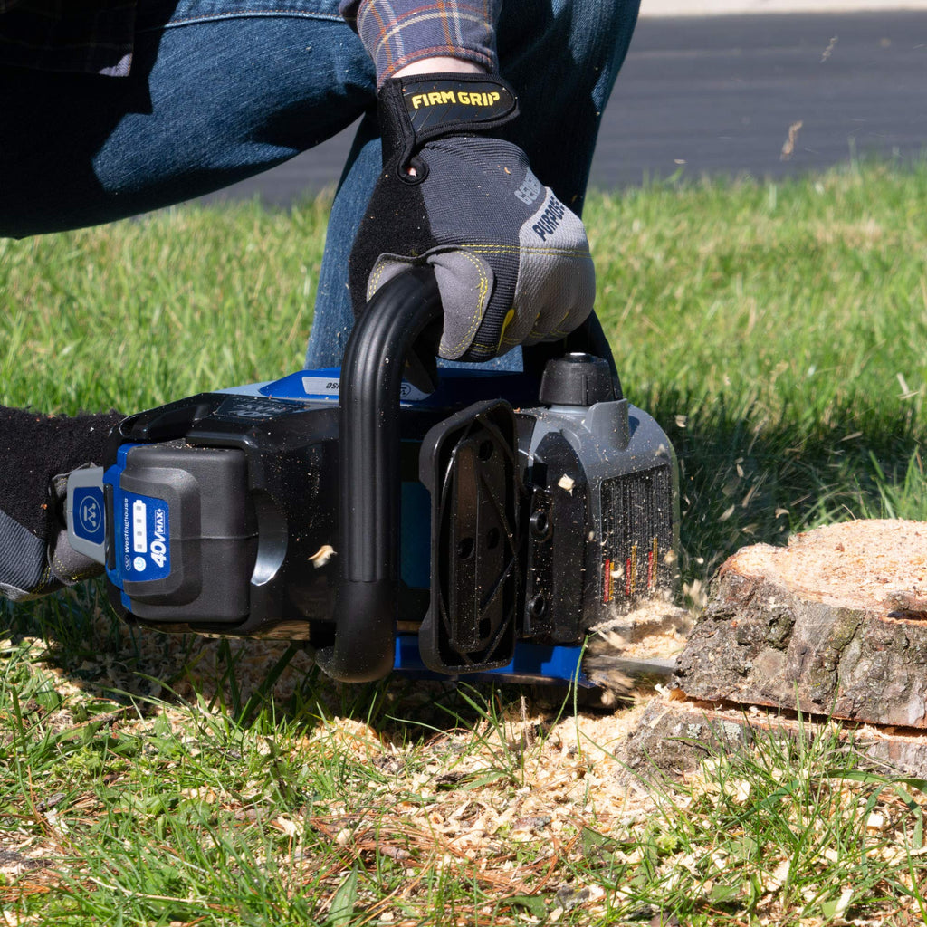 40V Pole Saw & Brushless Chainsaw with 2.0 Ah Battery & Charger