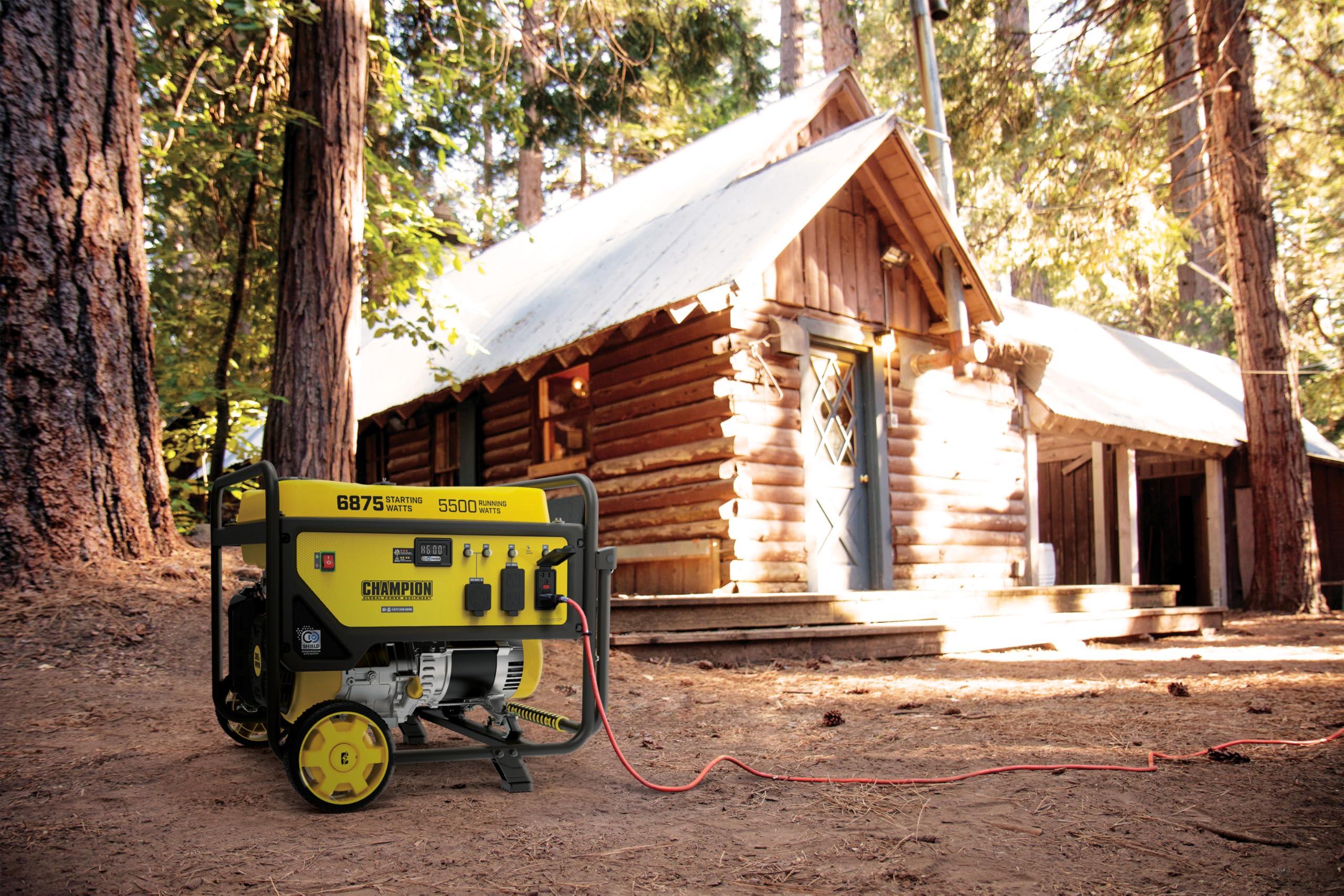 Champion Power Equipment 6875-Watt Portable Generator with Free 3-Year Warranty