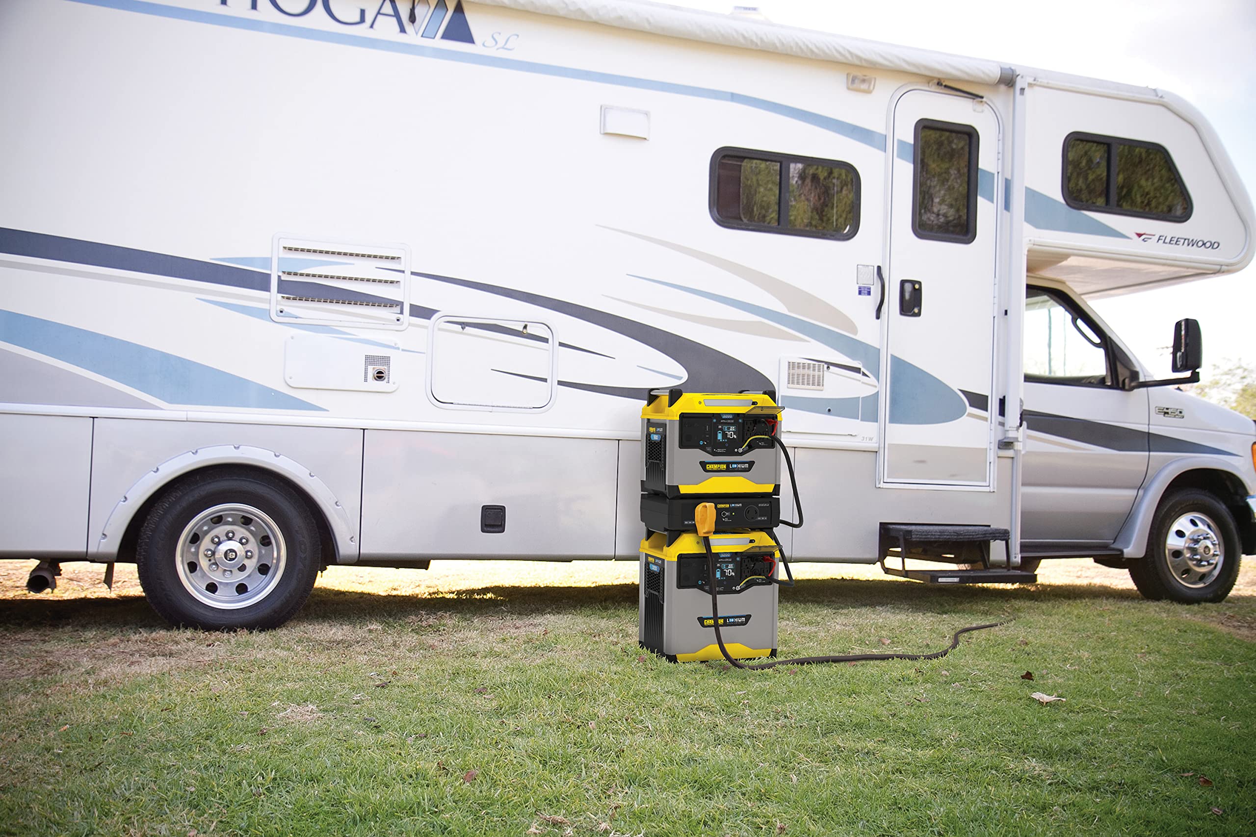 Champion Power Equipment 201108 Lithium Series 30-Amp RV Ready Parallel Kit for Linking ParaLINK Ready Power Stations
