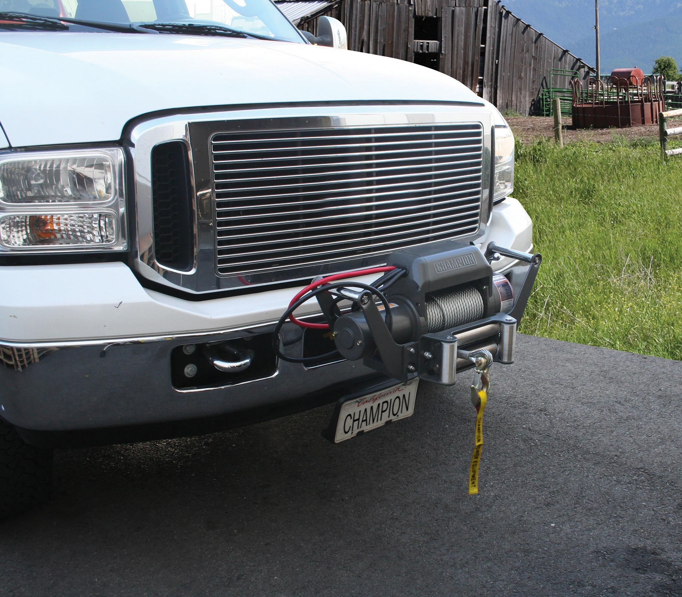 Champion Power Equipment 10,000-lb. Truck/SUV Winch Kit with Speed Mount and Remote Control