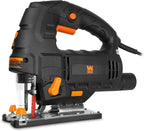 WEN Cordless Jigsaw, Brushless with Auto-Speed, 20V Max 4.0Ah Lithium Ion Battery, and Charger (20670)
