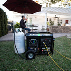 DuroMax XP5500EH 5,500-Watt Dual Fuel Portable Generator - Gas & Propane, Electric Start, RV & Emergency Ready