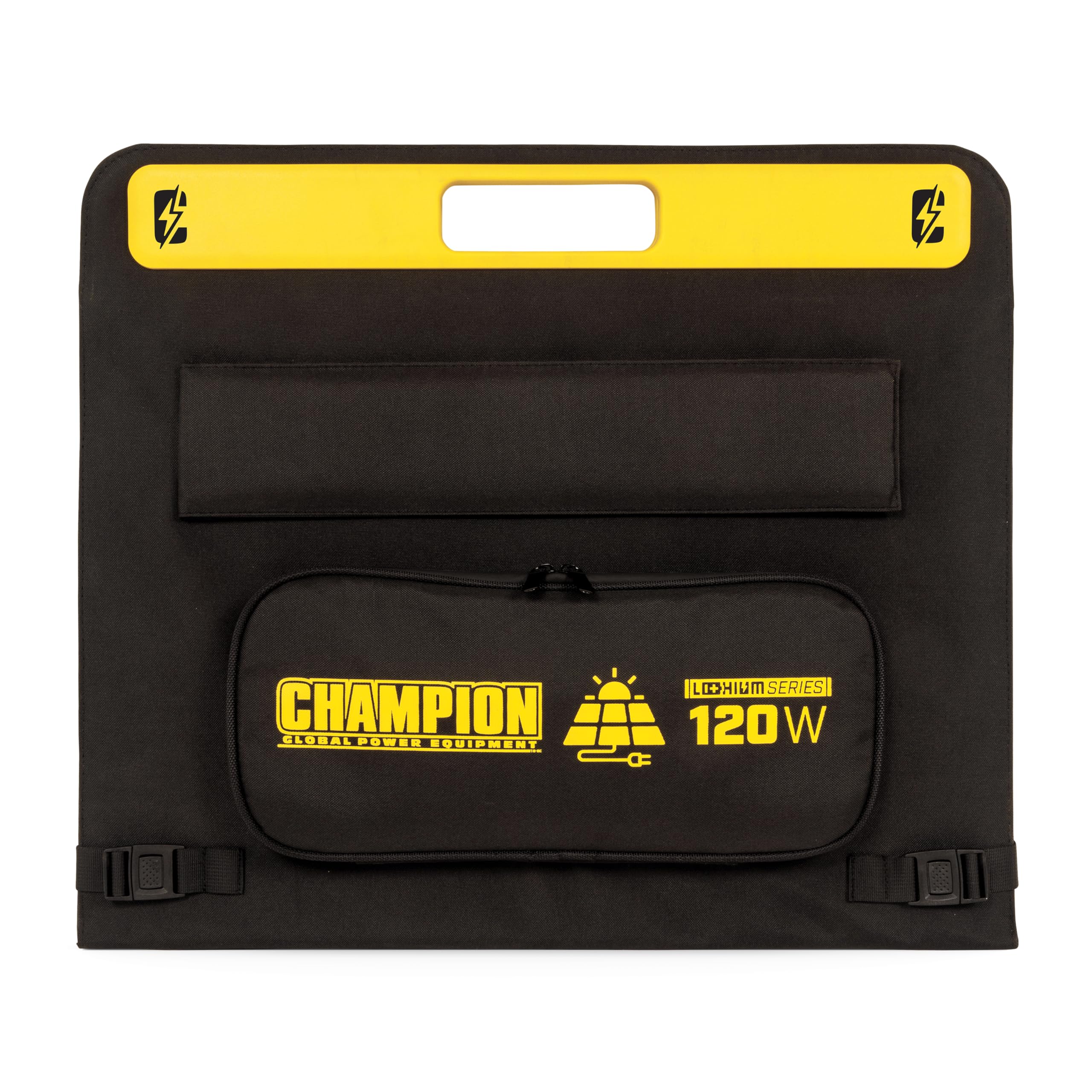 Champion Power Equipment 201246 120-Watt Portable Foldable Solar Panels with Extension Cable and Kickstand