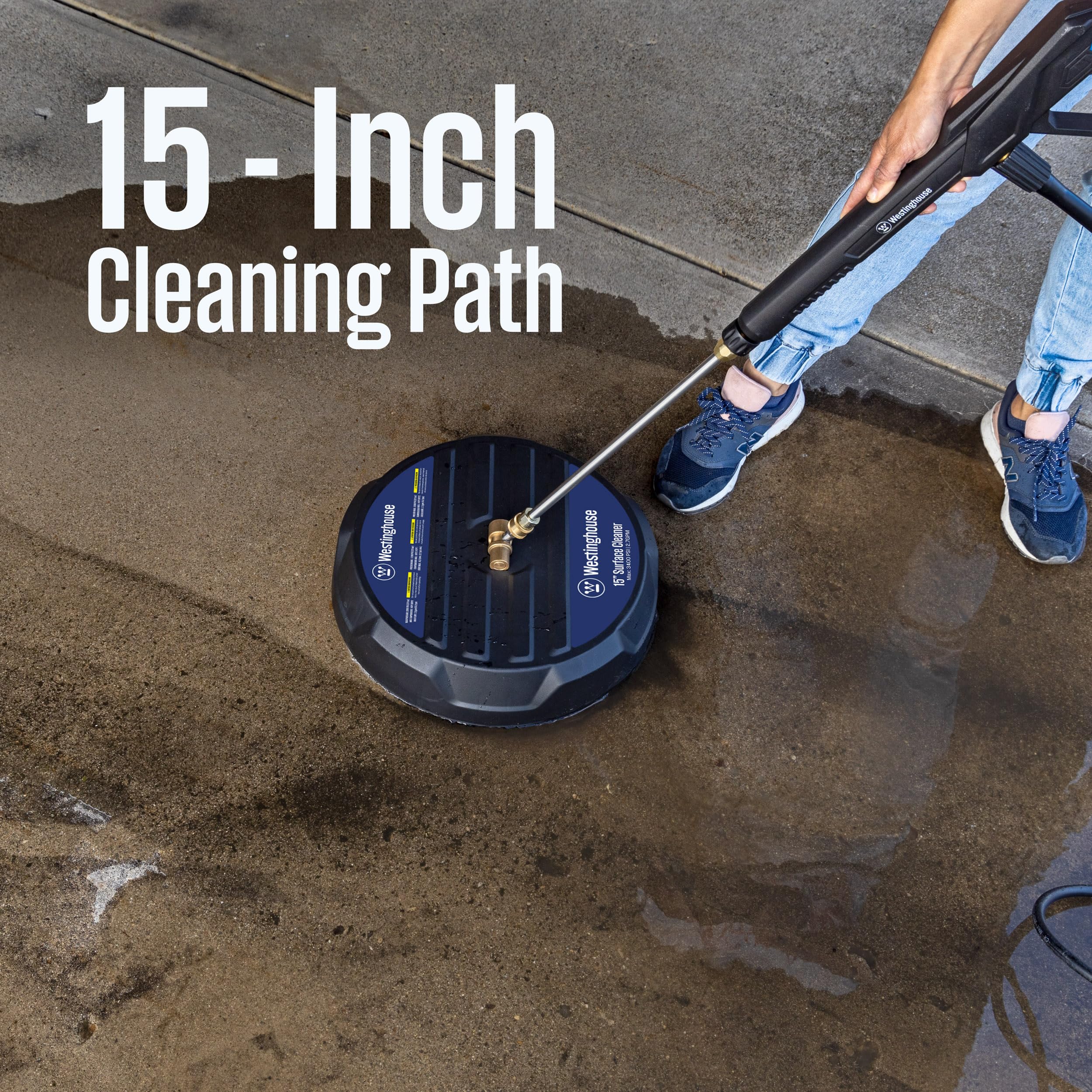 Westinghouse WPX3200 Gas Pressure Washer, 3200 PSI and 2.5 GPM, Onboard Soap Tank, Spray Gun and Wand, 5 Nozzle Set, for Cars/Fences/Driveways/Homes/Patios/Furniture